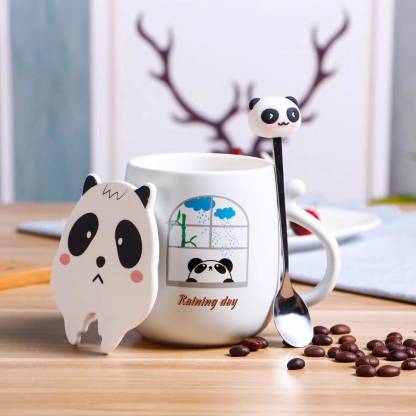 3D Panda Coffee Mug (Rain)