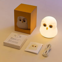 Cute Owl Silicone Lamp