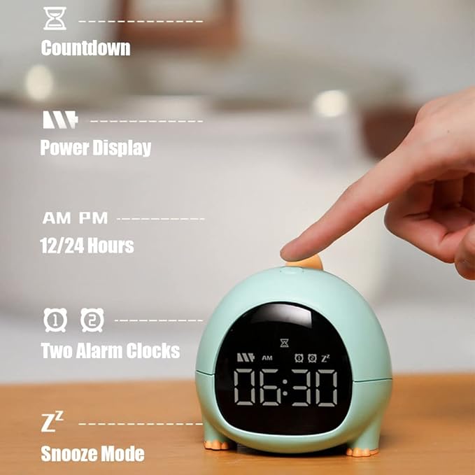 Cartoon Dinosaur  Alarm Clock & Countdown Timer