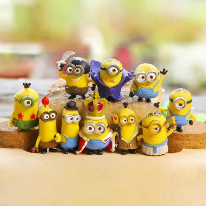 Little Minions Cartoon Action Mini Figures Pack of 10