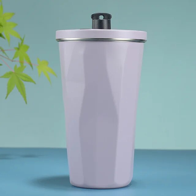 Diamond Cut Tumbler With Straw