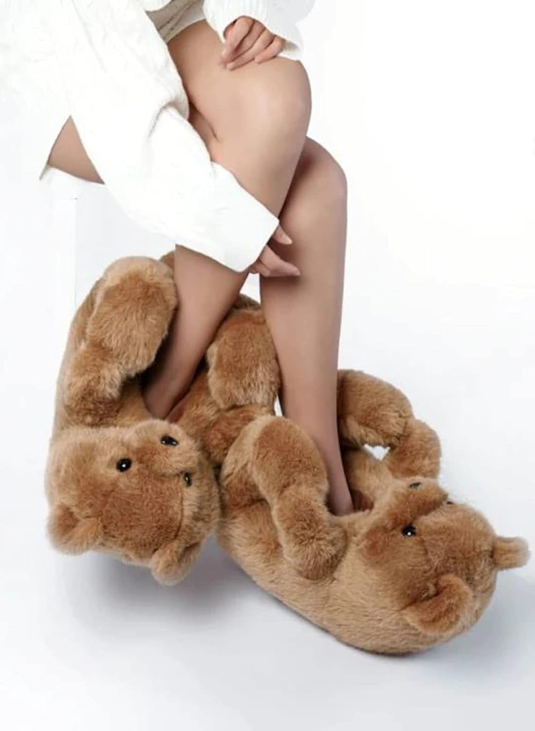 Teddy Bear  Plush Shoes - Unisex (universal size)