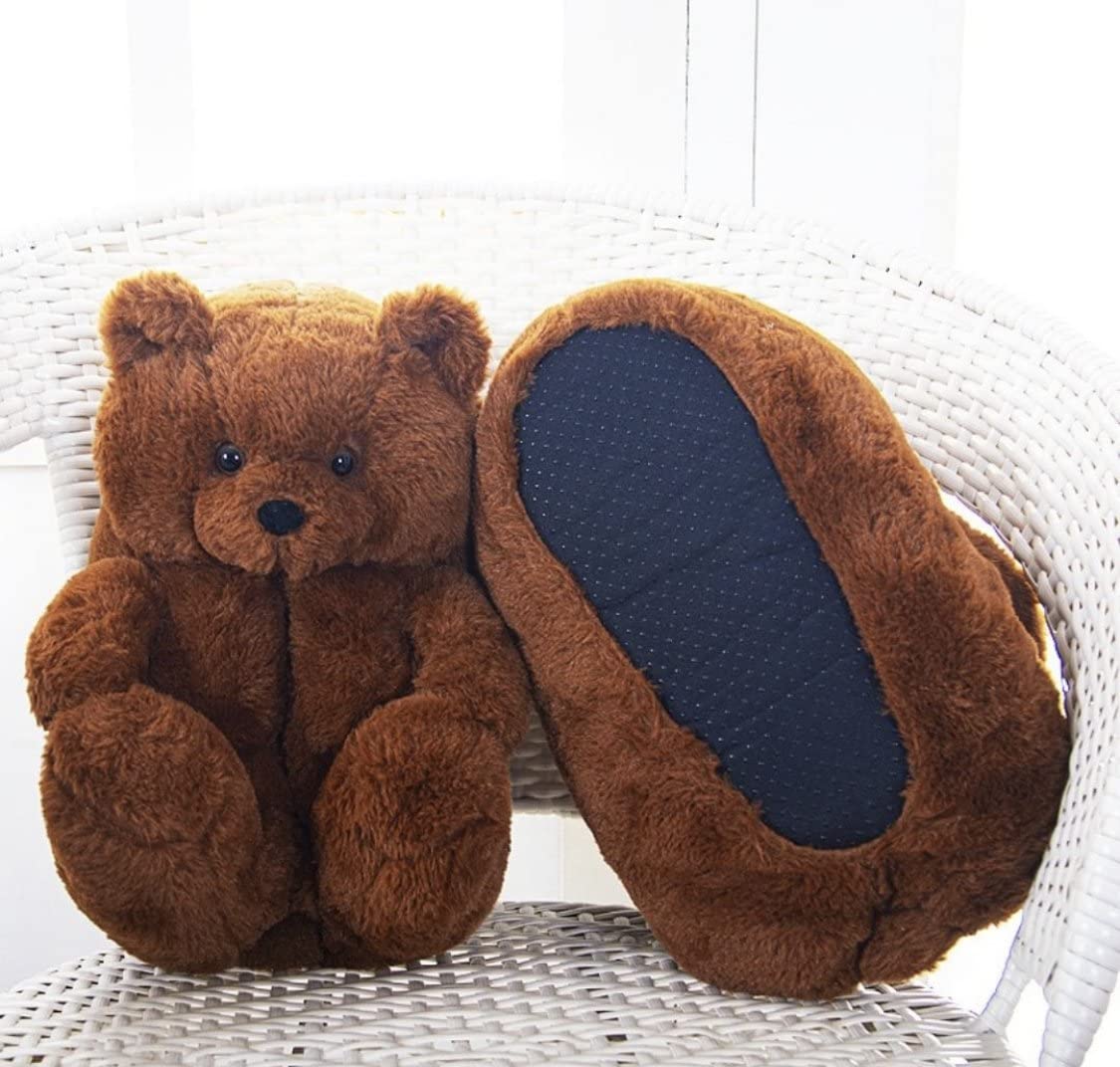 Teddy Bear  Plush Shoes - Unisex (universal size)