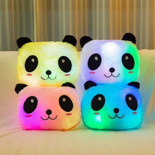 Panda Night Light Glowing Pillows