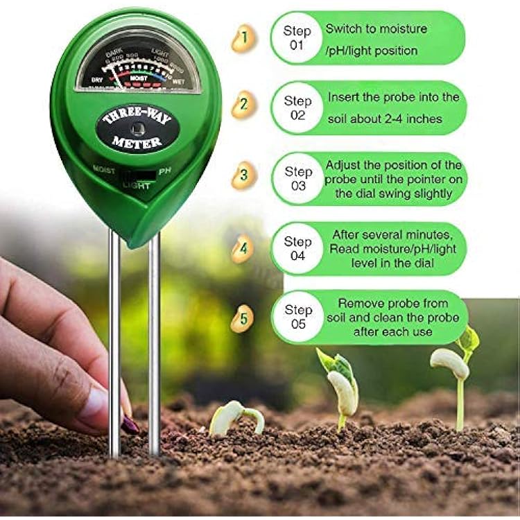 3-in-1 Soil Moisture Meter