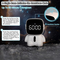 Astronaut Emoji Alarm Clock