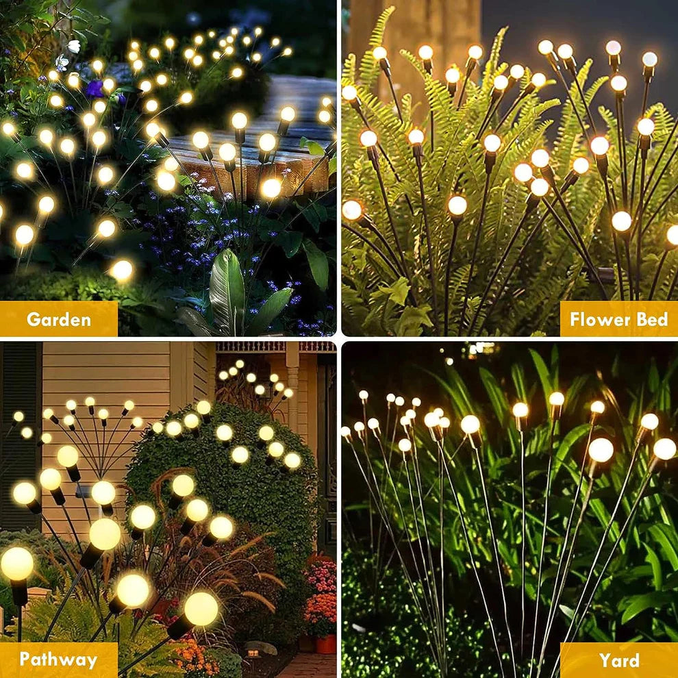 Enchanting Firefly Lights : Unique Solar Powered Garden Lights