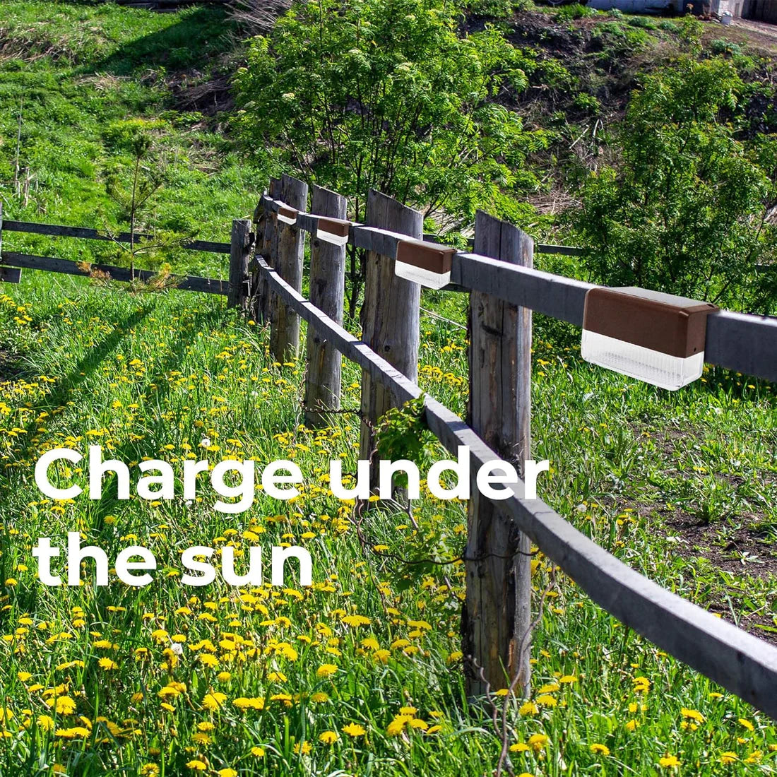 Solar Stair Lights: Auto Light Up in the Dark