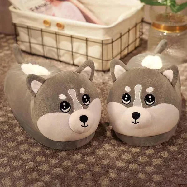 Husky Slippers House Slippers with anti slip bottom (Universal Size)