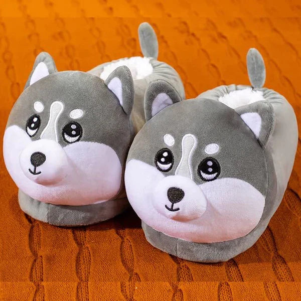 Husky Slippers House Slippers with anti slip bottom (Universal Size)