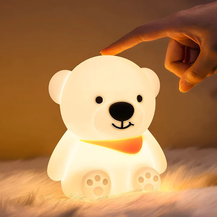 Cute Bear Silicone Lamp