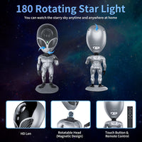 Aliens Star Lamp with Remote Control, Repeat Your Words Function, Kids Room Décor