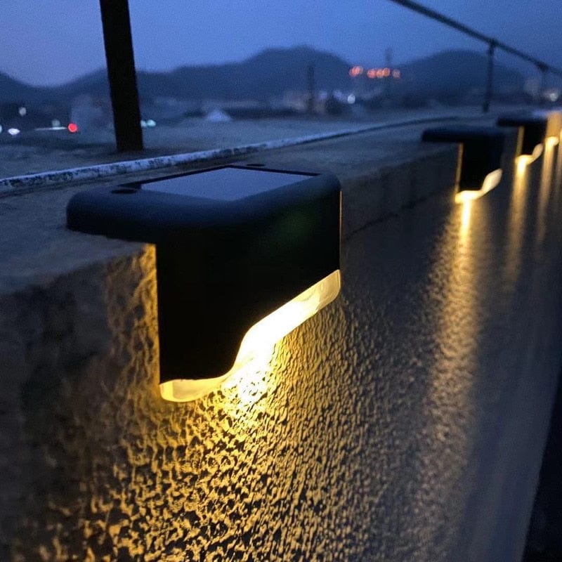 Solar Stair Lights: Auto Light Up in the Dark