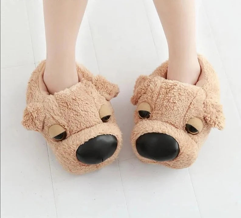 Dog Slippers House Slippers with anti slip bottom (Universal Size)